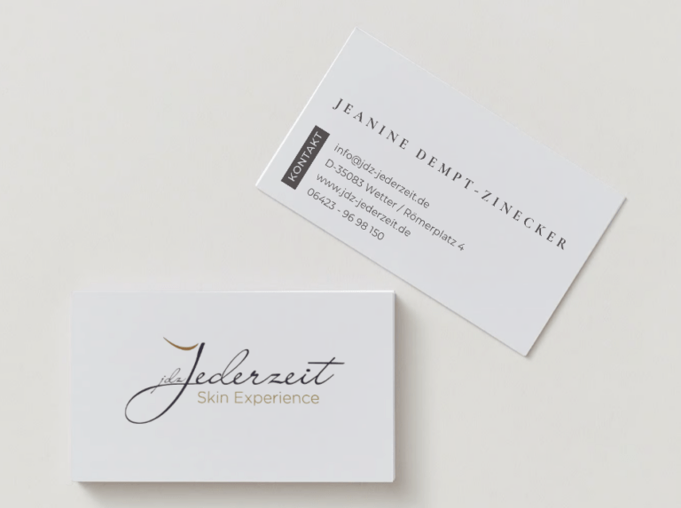 JDZ Jederzeit Visitenkarte